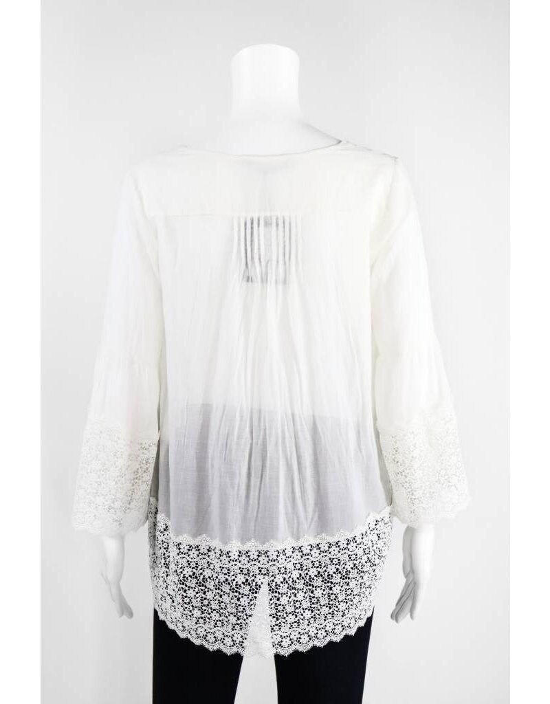 Lauren Vidal Tie Front Blouse