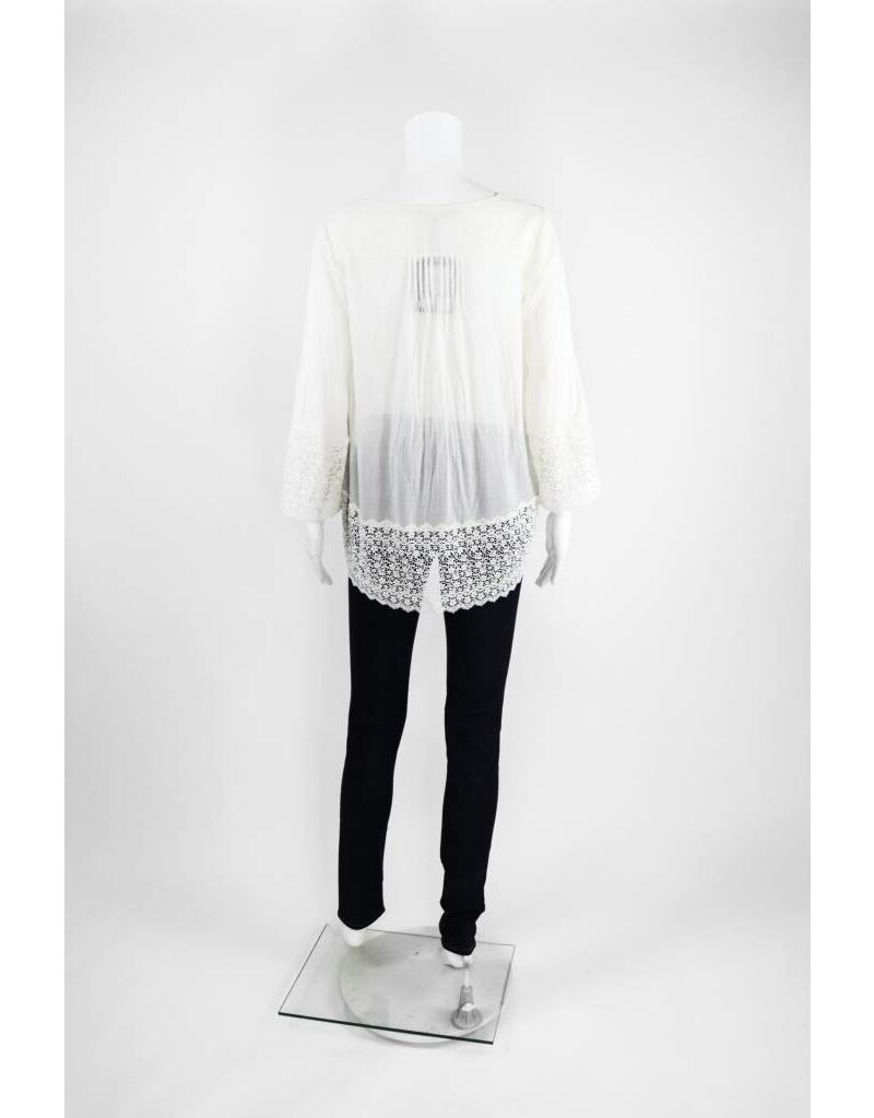 Lauren Vidal Tie Front Blouse