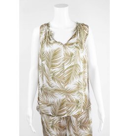 Lauren Vidal Palm Leaf Blouse