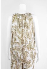 Lauren Vidal Palm Leaf Blouse