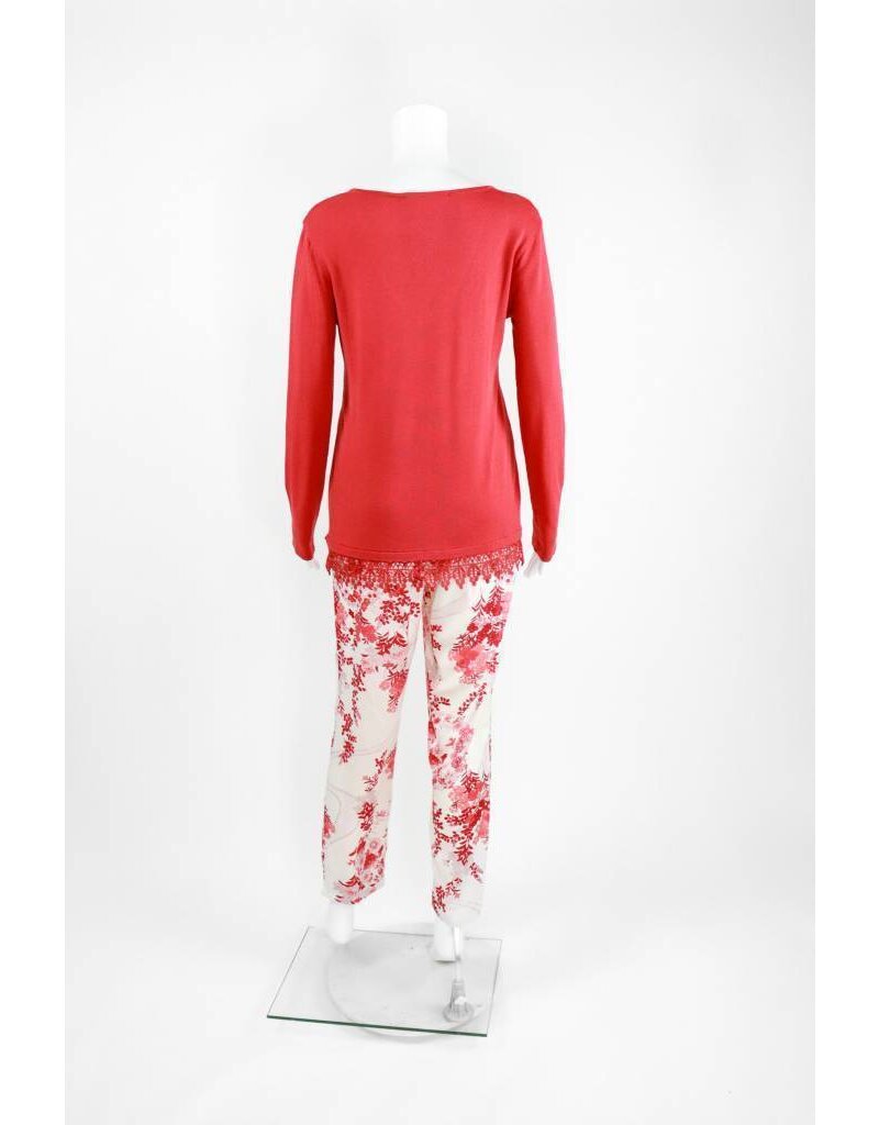 Lauren Vidal Knit V Neck Sweater