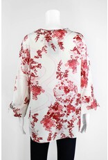 Lauren Vidal Two Tone Silk Blouse