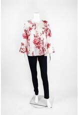 Lauren Vidal Two Tone Silk Blouse