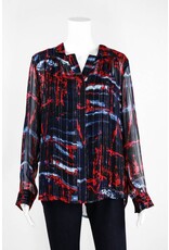 Lauren Vidal Two Tone Silver Shirt