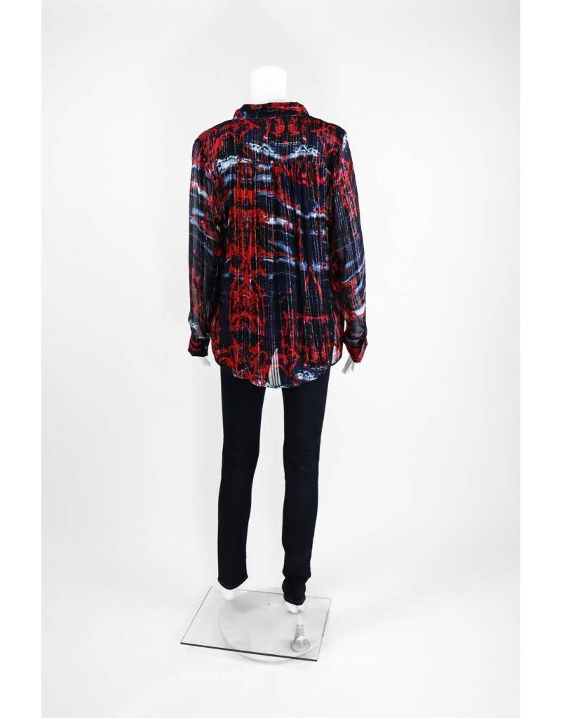 Lauren Vidal Two Tone Silver Shirt