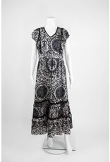 Lauren Vidal Ruffle Long Dress