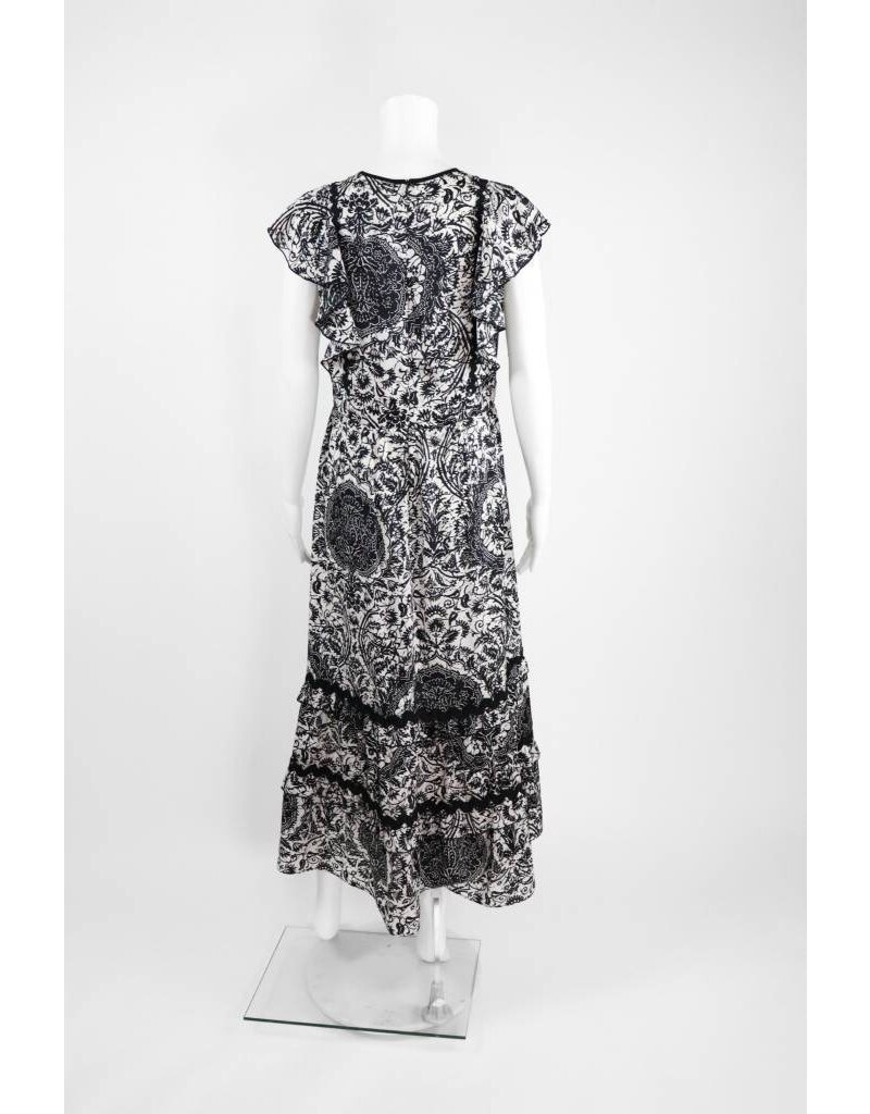 Lauren Vidal Ruffle Long Dress