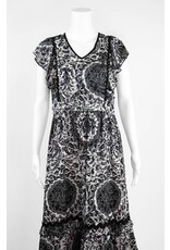 Lauren Vidal Ruffle Long Dress