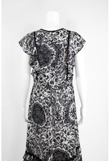 Lauren Vidal Ruffle Long Dress