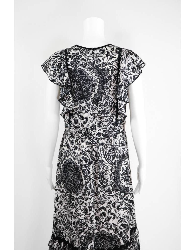 Lauren Vidal Ruffle Long Dress