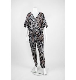 Lauren Vidal Zebra Jumpsuit