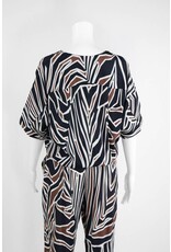 Lauren Vidal Zebra Jumpsuit