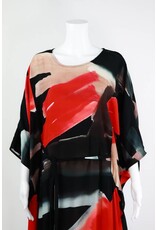 Q'Neel Tri-Color Kimono