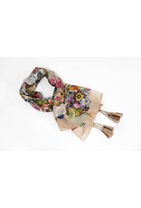 Johnny Was Butterfly Print Scarf