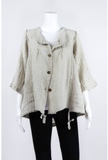 Luukaa Woven Portrait Collar Jacket With Pockets