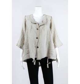Luukaa Woven Portrait Collar Jacket With Pockets