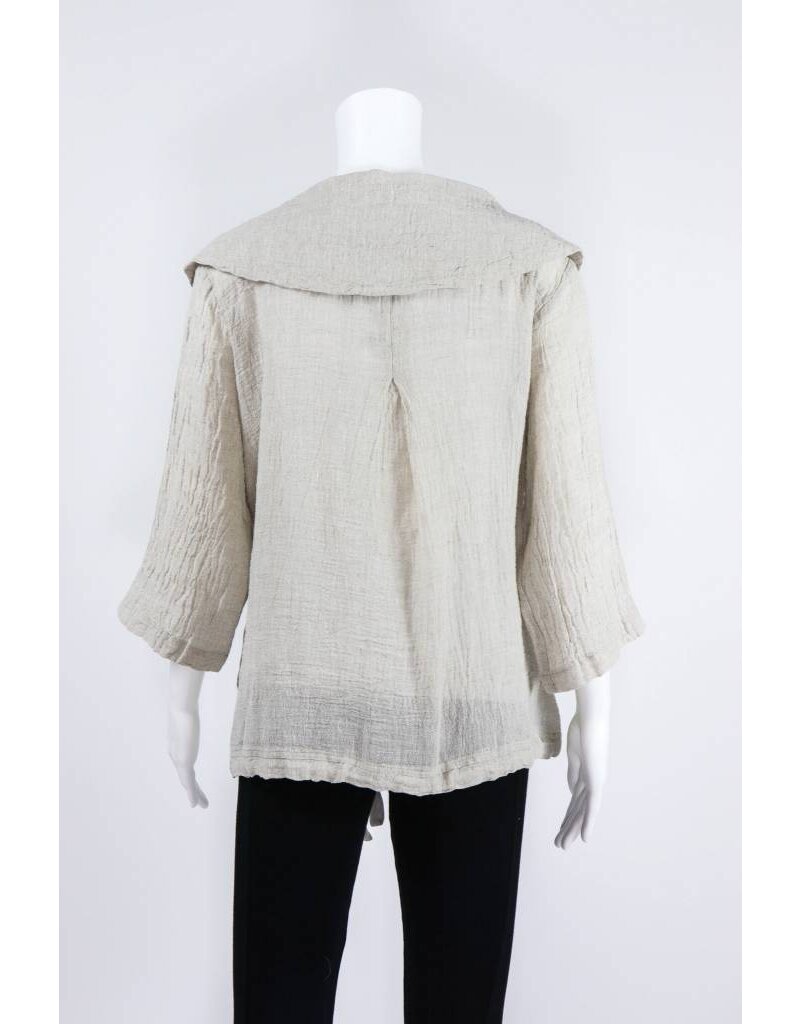 Luukaa Woven Portrait Collar Jacket With Pockets