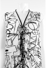 Sandy Cooper Black Cord Bolero Heart Necklace