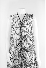 Sandy Cooper Black Cord Bolero Heart Necklace