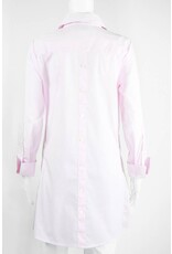 Inae Collection Pinstripe Shirt Dress With Pockets