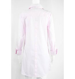 Inae Collection Pinstripe Shirt Dress With Pockets