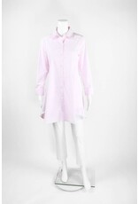 Inae Collection Pinstripe Shirt Dress With Pockets