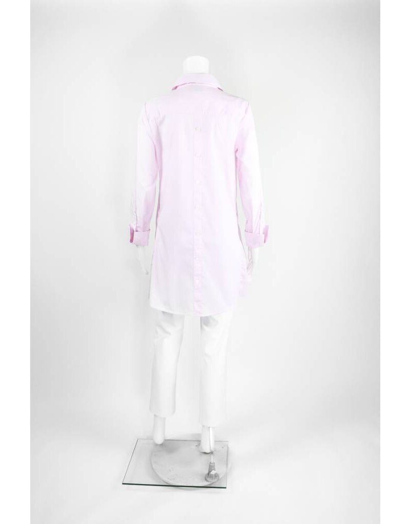 Inae Collection Pinstripe Shirt Dress With Pockets