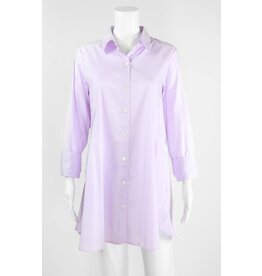 Inae Collection Button-Back Shirt Dress With Pockets