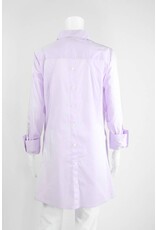 Inae Collection Button-Back Shirt Dress With Pockets