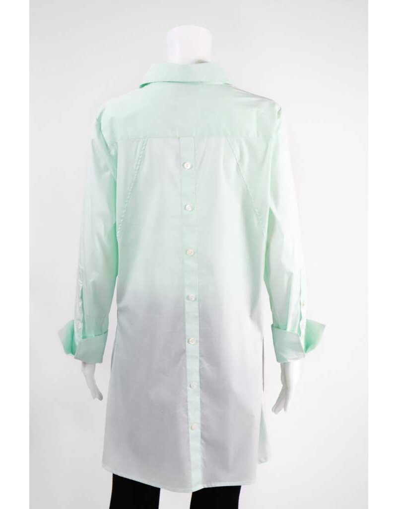 Inae Collection Button-Back Shirt Dress With Pockets