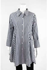 Inae Collection Bold Stripe Shirt Dress With Pockets