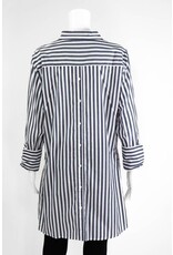 Inae Collection Bold Stripe Shirt Dress With Pockets