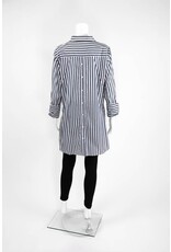 Inae Collection Bold Stripe Shirt Dress With Pockets