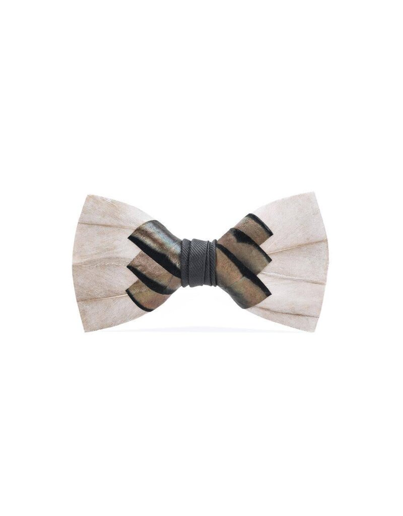 Brackish Pawley Feather Bow Tie