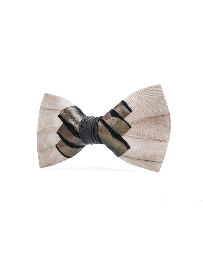 Brackish Pawley Feather Bow Tie