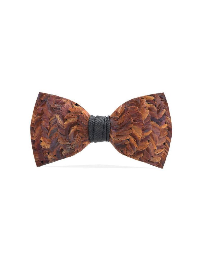 Brackish Coosaw Feather Bow Tie