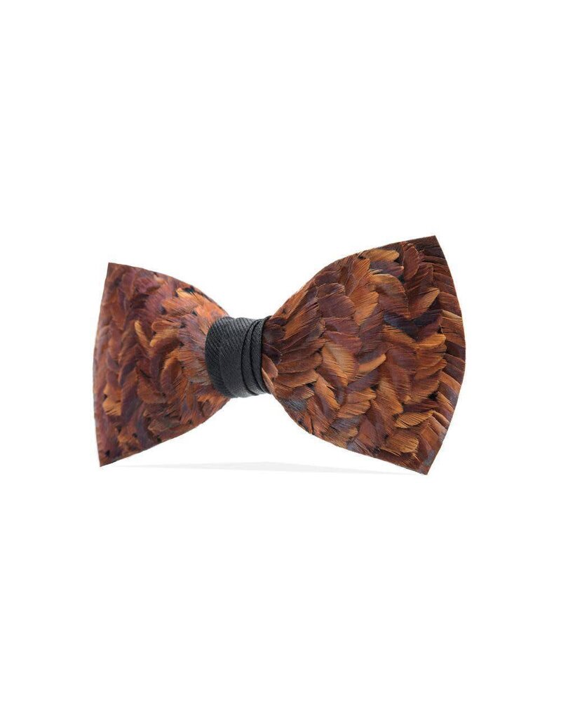Brackish Coosaw Feather Bow Tie