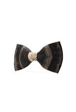 Brackish Turkey Feather Bow Tie