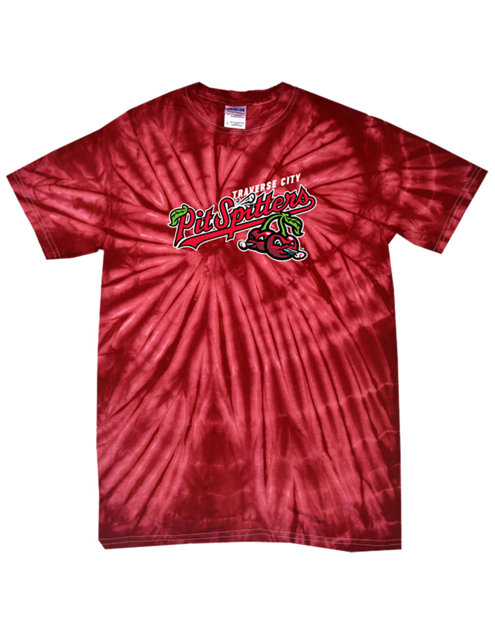 2835 Youth Primary Tie-Dye Crimson Tee - Traverse City Pit