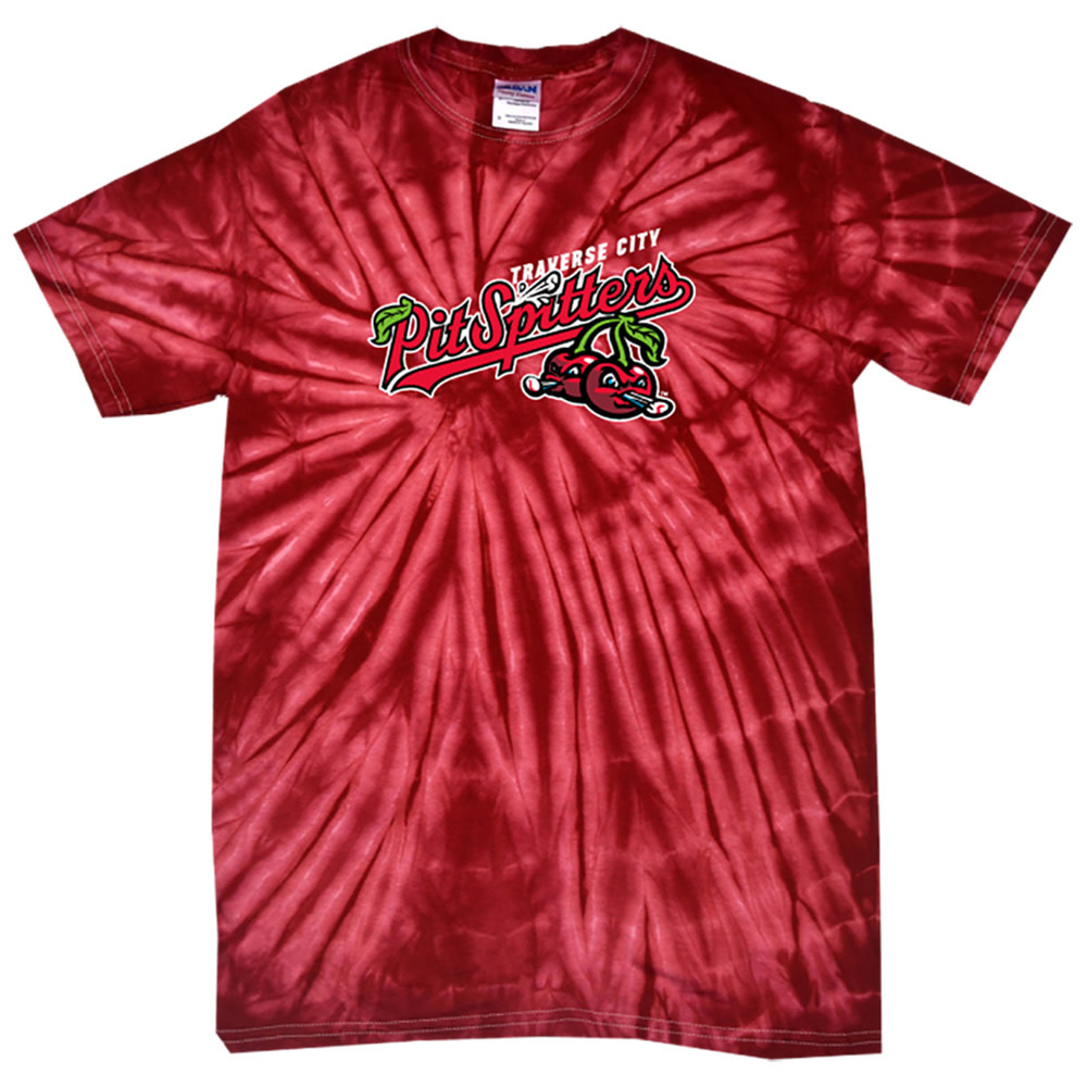 2835 Youth Primary Tie-Dye Crimson Tee - Traverse City Pit