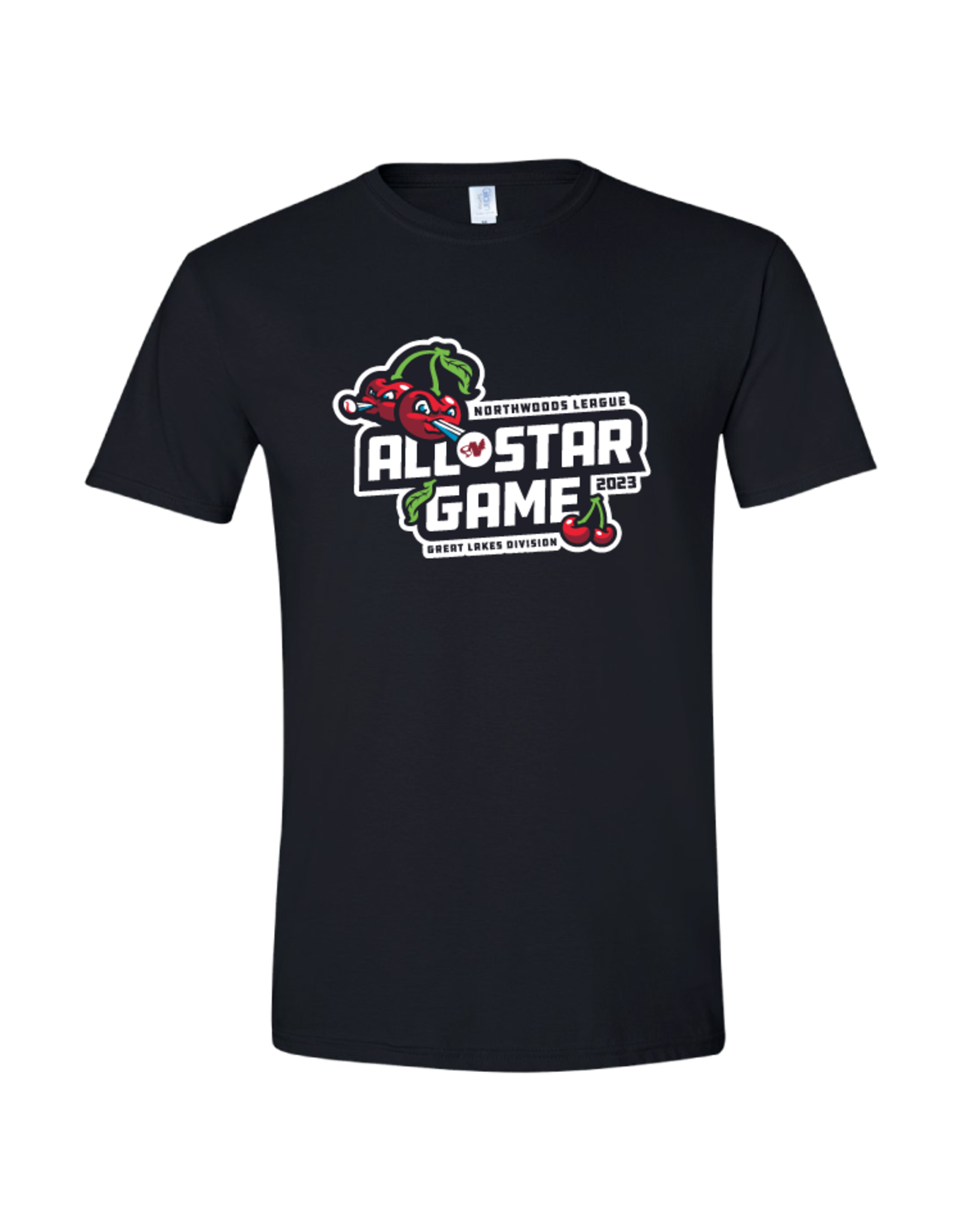 2023 Northwoods League All-Star Game Black Roster Tee