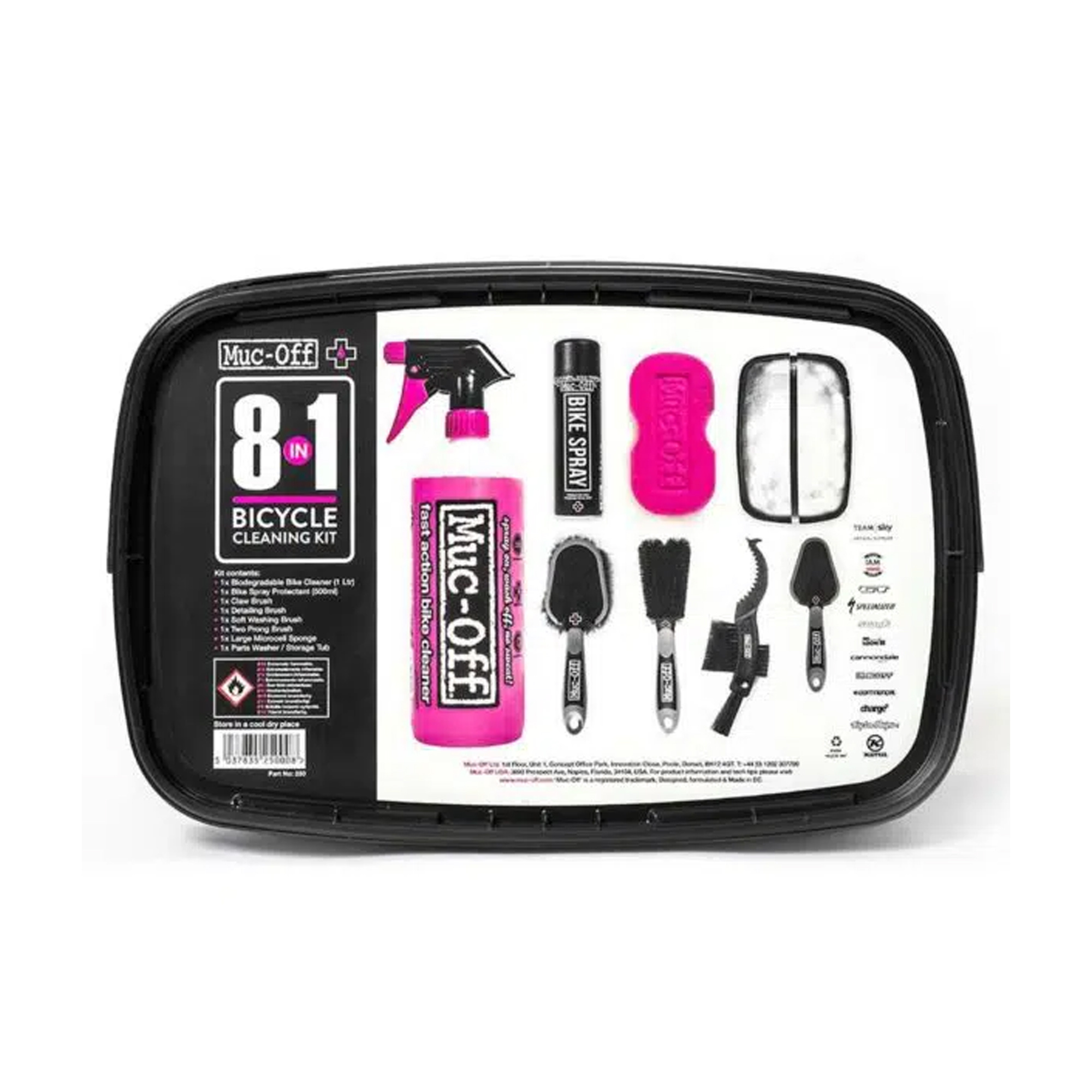 Muc-Off, 8-in-1, Trousse de nettoyage de vélo