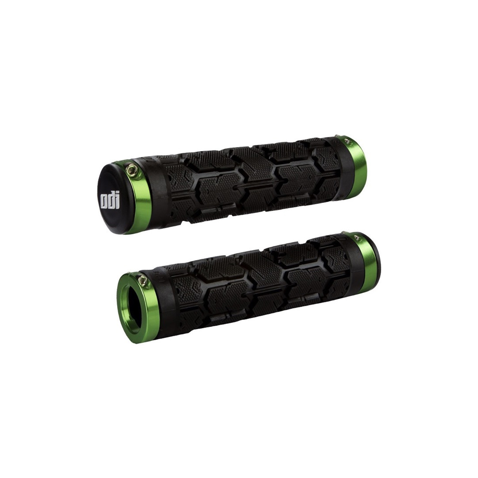Poignees a collets ODI SDG avec Lock Jaws/capuchons Vert