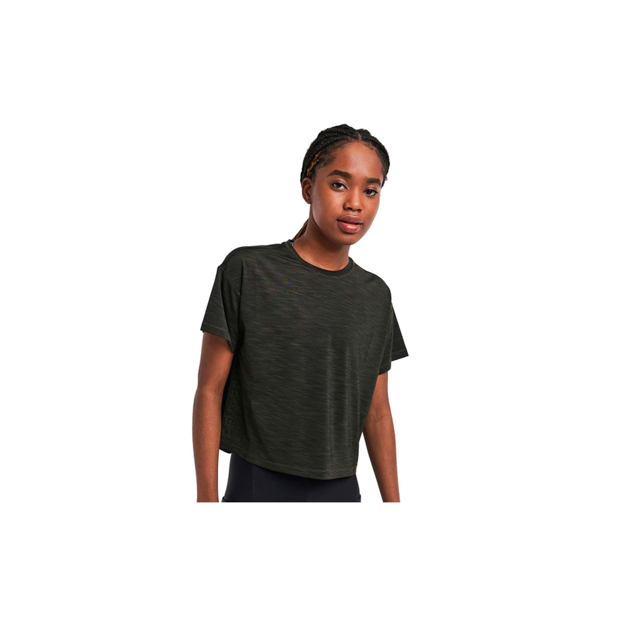 Peppermint Cycling Peppermint Gravel Crop Tee Peppermint Cycling Peppermint Gravel Crop Tee