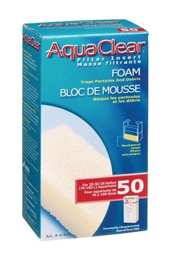 Aqua Clear Aqua Clear 50 (200) Foam Filter Block