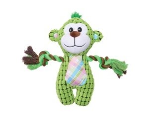 Green monkey dog toy cheap