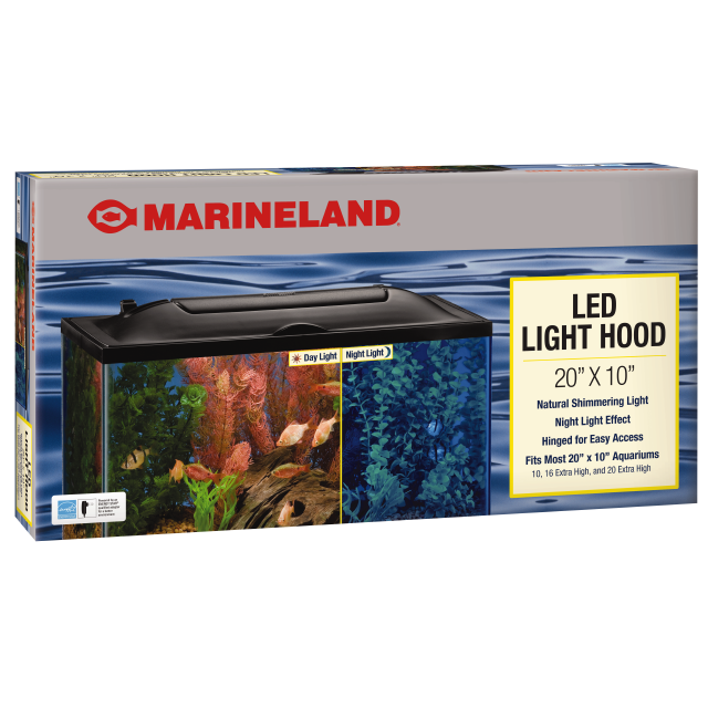 Marineland LED AQUARIUM HOOD 24X12 BLACK