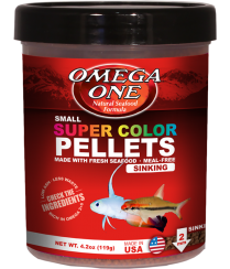 Omega Sea Sinking Super Color Small Pellets 8 oz