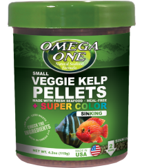 Omega Sea Super Color  Pellets Veggie 4.2 oz