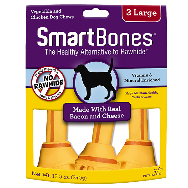 Smart Bone Large Bacon / Cheese 3 pk